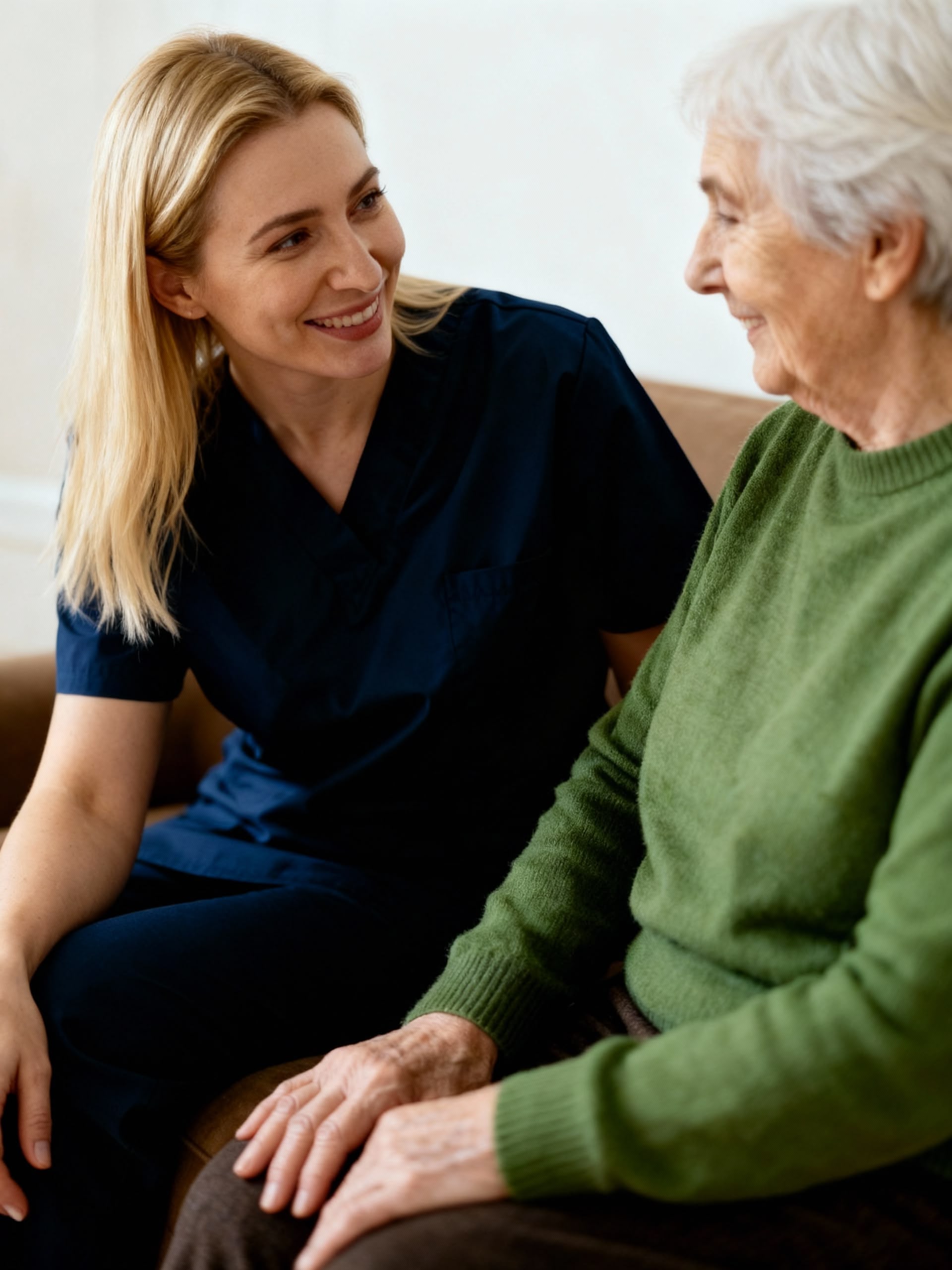 Illustration of home care services